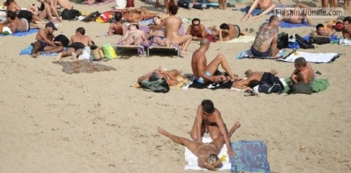 beach boners: beach boners.tumblr.com Follow me for more public... voyeur public sex nude beach 