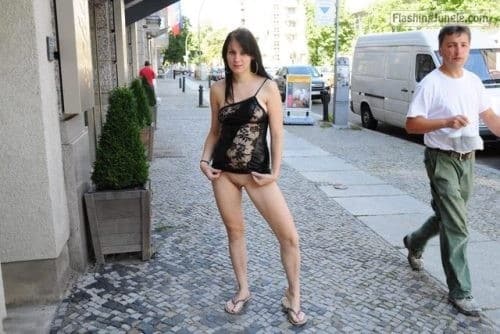 accidentally naked in public - chicks-naked-in-public:Chicks Naked in Public -… - No Panties Pics