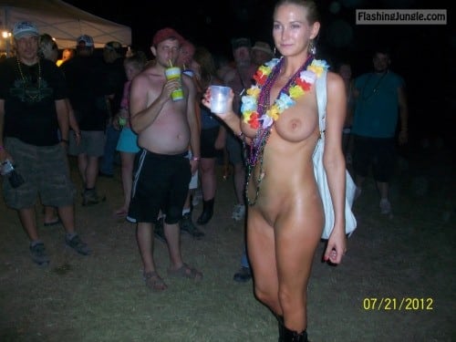 outdoors party public nudity