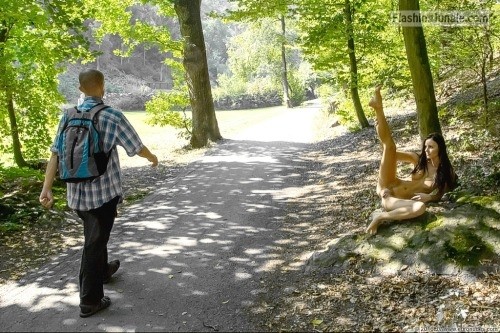 Public Nudity Pics - Forest nudity for strangers