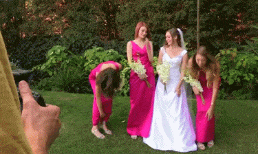 Teen Flashing Pics Public Flashing Pics No Panties Pics Flashing GIFS - Pantyless bride and bridesmaids