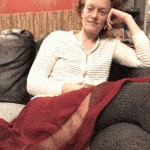 Pantyles wife Uncrossing legs in long socks