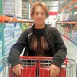 Wife just made the first step: see through blouse no bra