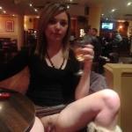 Teenage slut hairy cunt big clit at restaurant