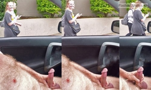 Dick Flash Pics - walkingandswinging:Another submission from DrivinNude. It seems…