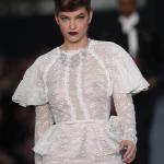 sexy-seethru:Barvara Palvin @ L’Oreal Paris x Balmain Show at…