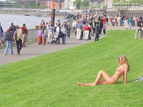 public tits - Follow me for more public exhibitionists:… - Public Flashing Pics