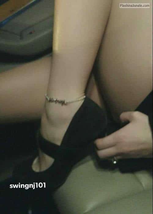 hotwife amatuer - swingnj101: “Hotwife”anklet and no panties. - No Panties Pics