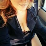 pervcouple-nxtdoor: Going to pick up my husband in my black…