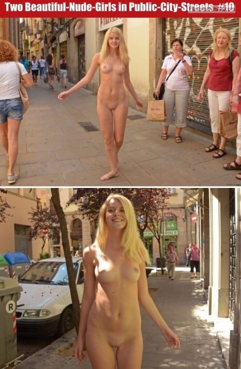 Public Flashing Pics - cfnf-clothed-female-naked-female: Two Beautiful-Nude-Girls in…