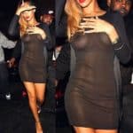looonglegs:Rihanna see through black dress