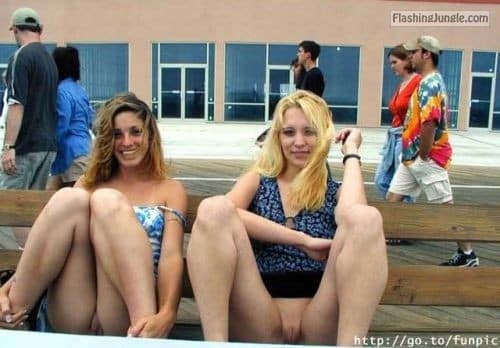 5 volleyball shorts - carelessinpublic:Ladies in a short dress and showing their… - Public Flashing Pics