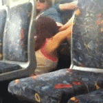 the-haft-family: Lesbian eating pussy gets caught on the bus!My…