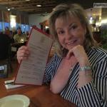 Accidental nipple slip at the restaurant