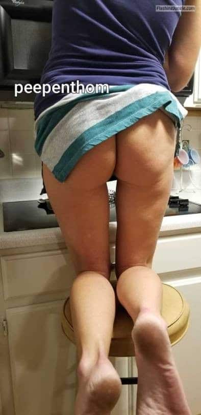 big curvy booty women pussy tumblr datawav my xxx hot girls - Hot housewife flashes her booty while cleaning the kitchen - Ass Flash Pics