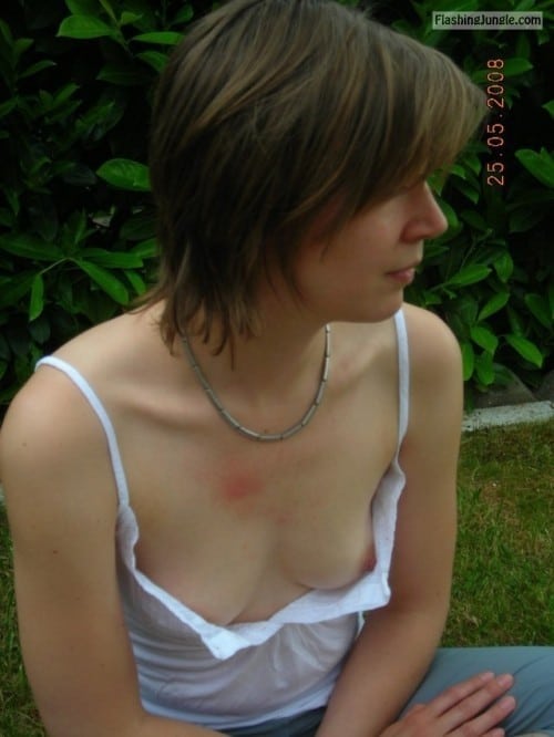 Public Sex Pics Public Flashing Pics Boobs Flash Pics - Lovely small breasts and nipple slip