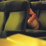 Panties down spreading butt teen in public bus