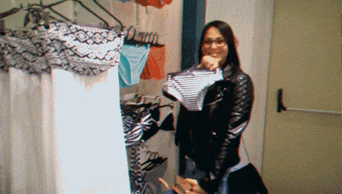 I doubt she has any idea how visible her bra is. Public Flashing Pics
