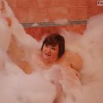 Playful BBW In Bubble Bath