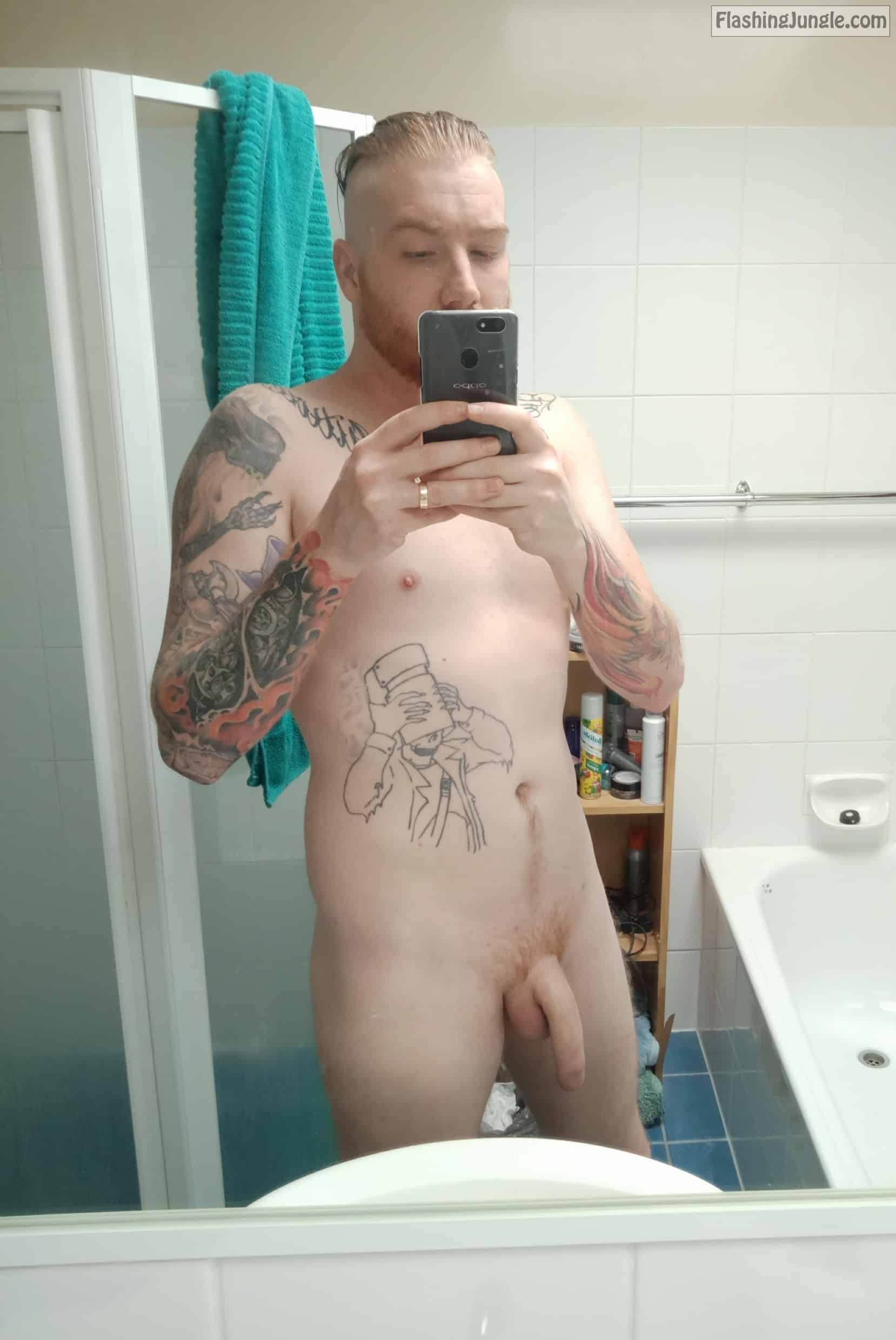 ginger instagram models - Ginger cock selfshot - Dick Flash Pics