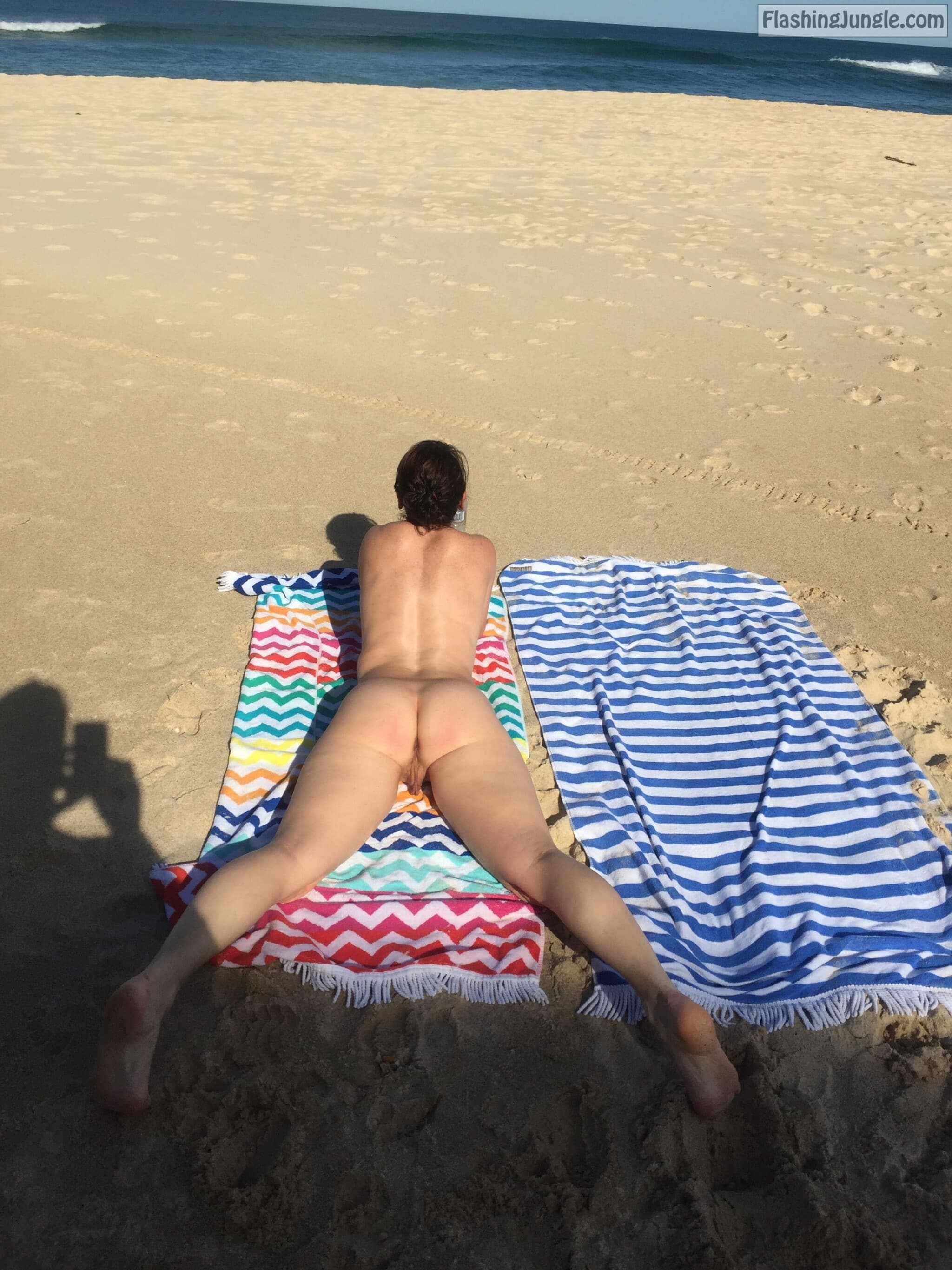 nude wife - Sharing nude wife on public beach Wife with very sexy slim body is laying on a public beach while hubby is taking photos of her fuckable ass and pussy. nude wife beach pics transparent dress teen spy public nude pics... - Hotwife Pics