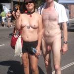Topless MILF, Exhibitionist Brucie, Folsom Street Fair