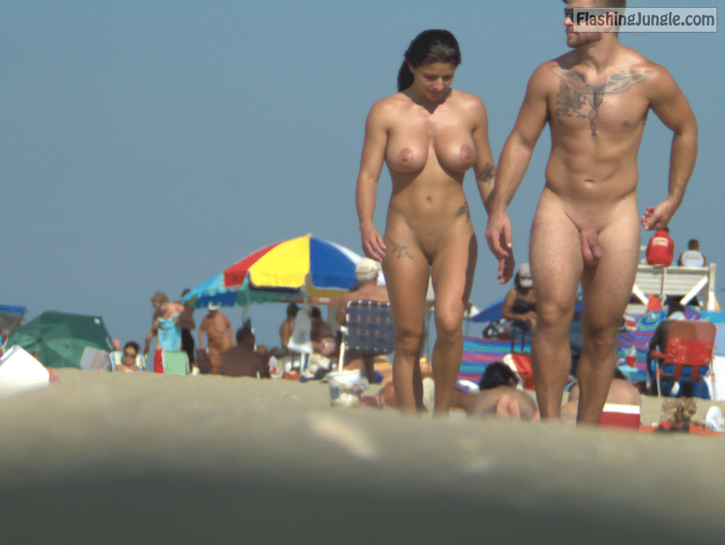 Big tit beach bitch voyeur real nudity nude beach 