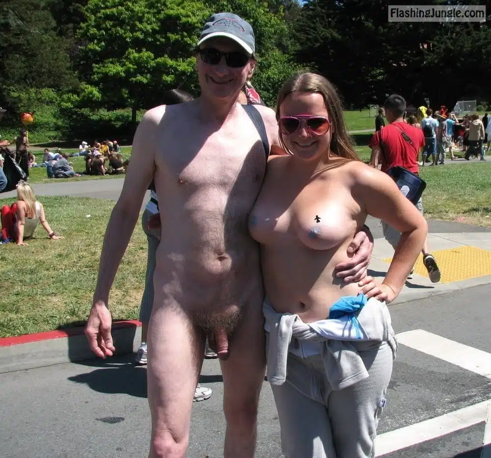ftv public nude caught - Topless Girl Exhibitionist Brucie Public Nudity | CFNM | Bay to Breakers nudists Nude man flasher exhibitionist Brucie caught exposing himself naked in public with sexy topless girl , MILF flashing her big boobs, public nudity, naked couple at San... - Public Nudity Pics