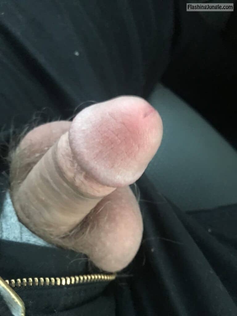 In Car Dick And Balls Out of Pants real nudity dick flash 