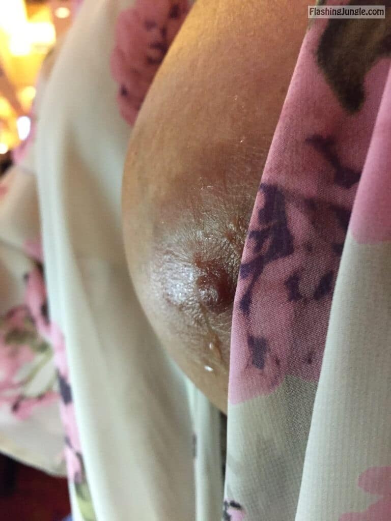 Nipple Piercing Show Off Casino Bitch Flas