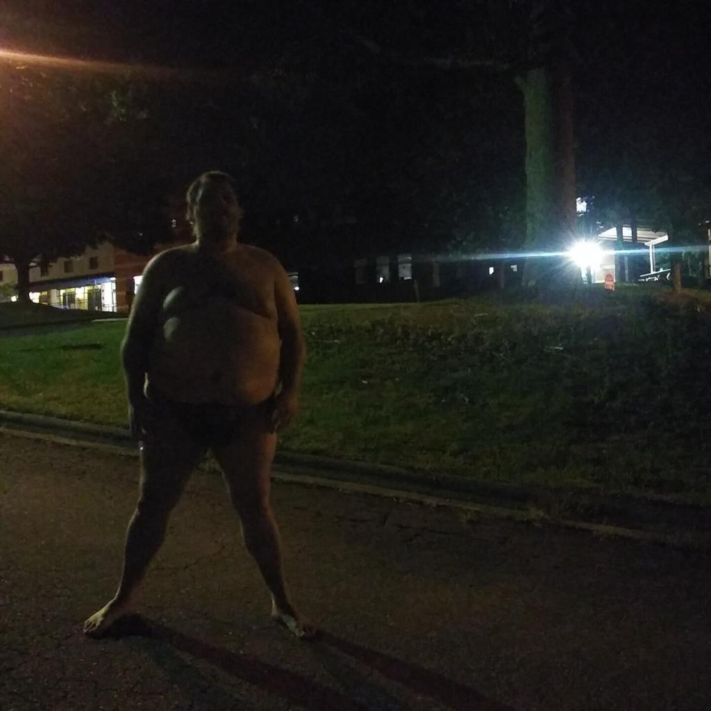 Fat nudist September 7th 2020 real nudity public nudity 