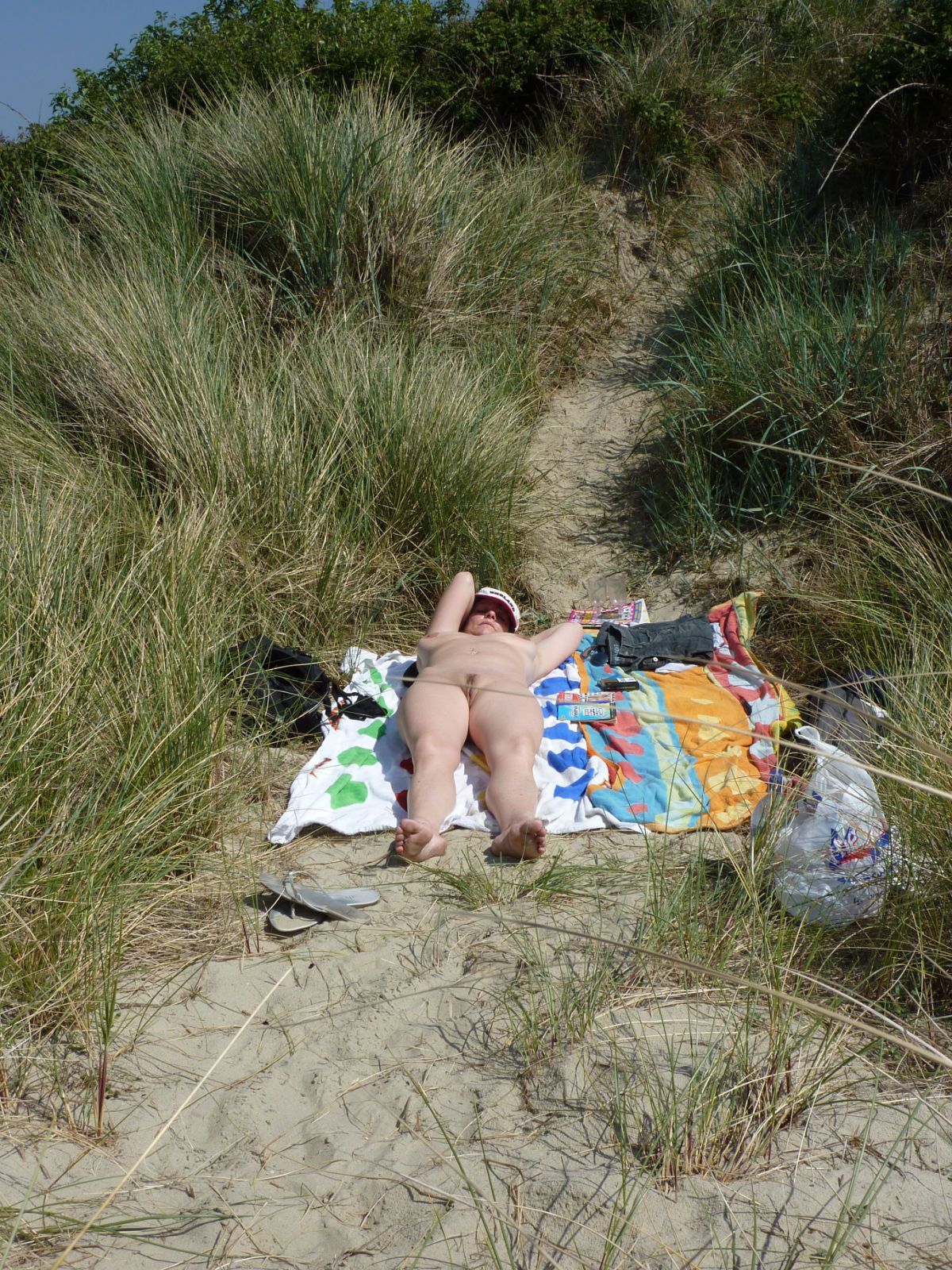 Milf slut naked waiting for stranger to fuck her on the beach voyeur real nudity public nudity nude beach milf pics howife