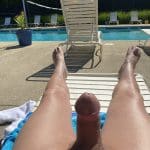 Poolside erection