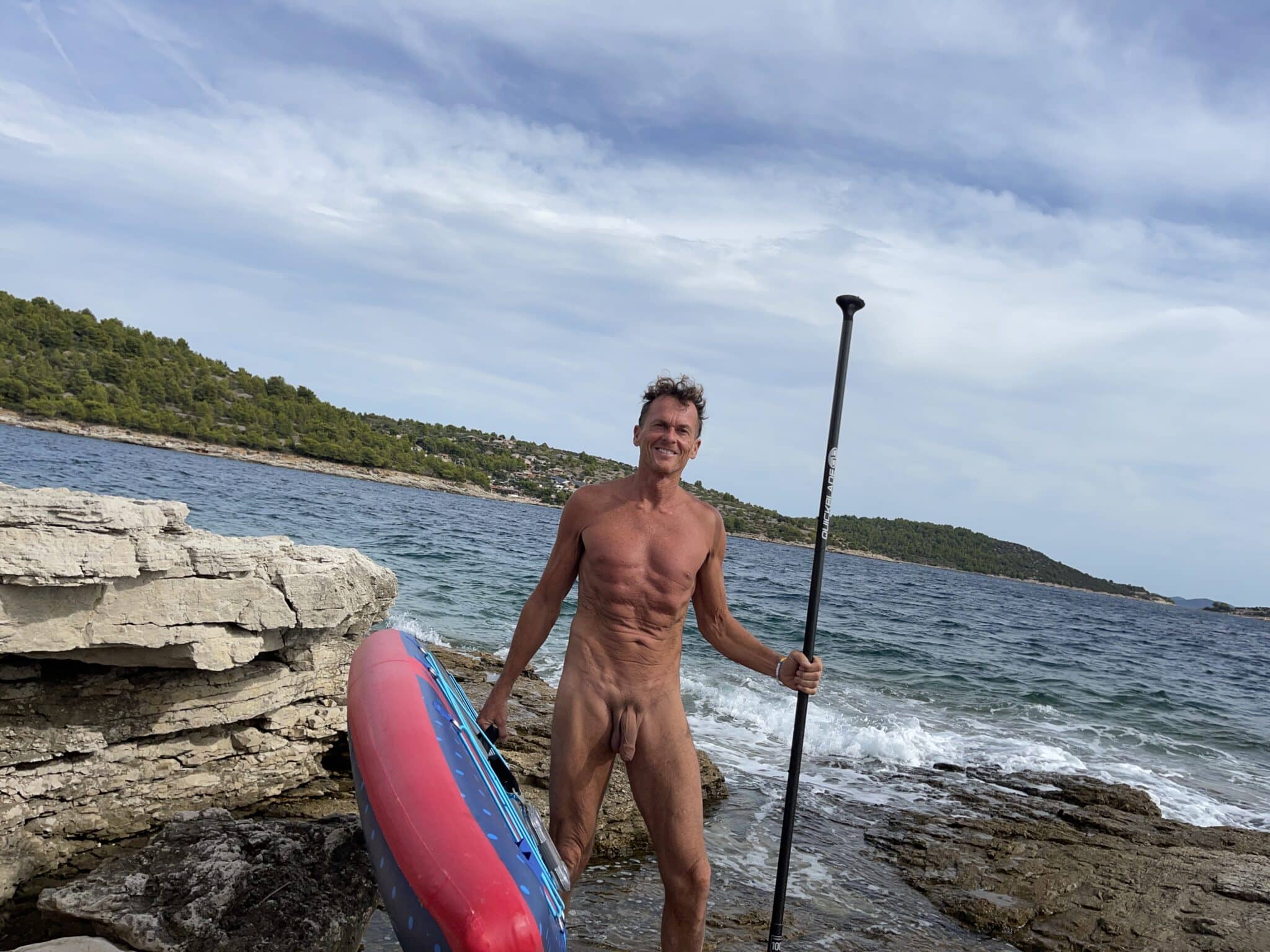Real Amateurs: Paddleboarding naked paddleboarding naked