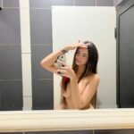 Sexy young brunette with big tits