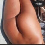 Naked tanning for a sweet guy