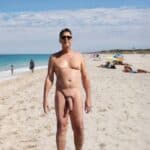 Ric at the nudist beach!