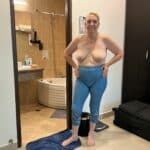 Having my tits out at motel
