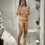 Naked slut in shower