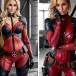 Hot blonde with big boobs