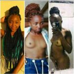 Brazen Braids: Teen Flashes Her Assets in Bathroom Mirror
