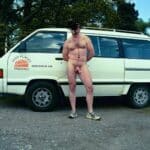 Mature Man Flashes His Cock in Public