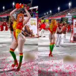 Carnival Queen Flashes Her Ass in the Crowd