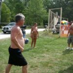 Public Park Nudity: MILF Flashes in the Grass