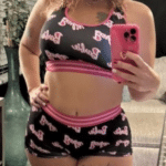 Curvy Amateur Catches Her Reflection