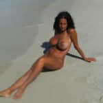 Paola’s Beach Day: Nude and Uninhibited